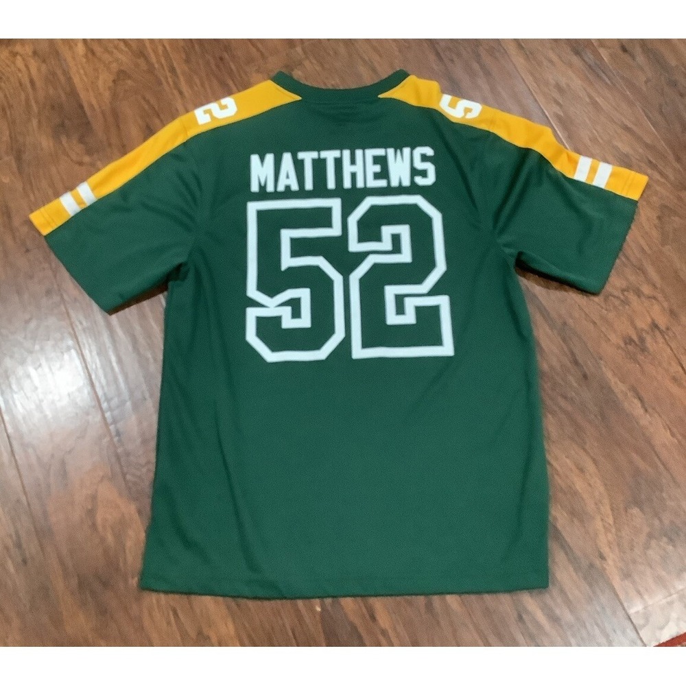 Green Bay Packers #52 Clay Mathews Jersey Men MediumMajestic NFL Football Screen